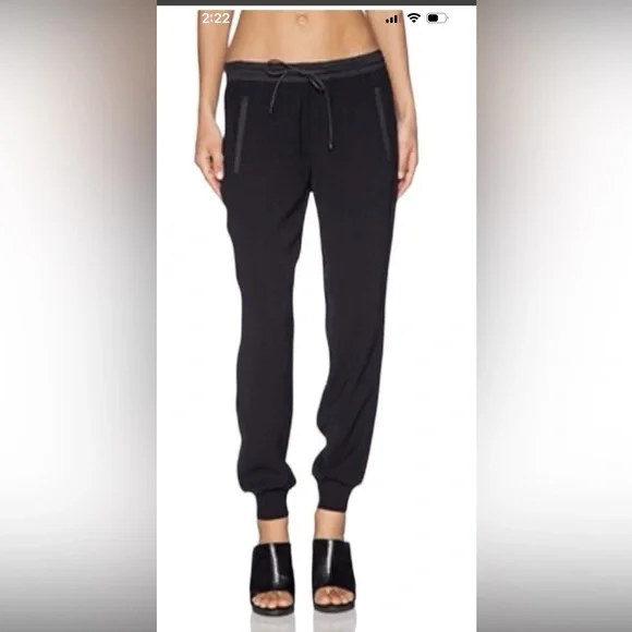 Vince Black Jogger Pants - Picture 1 of 6